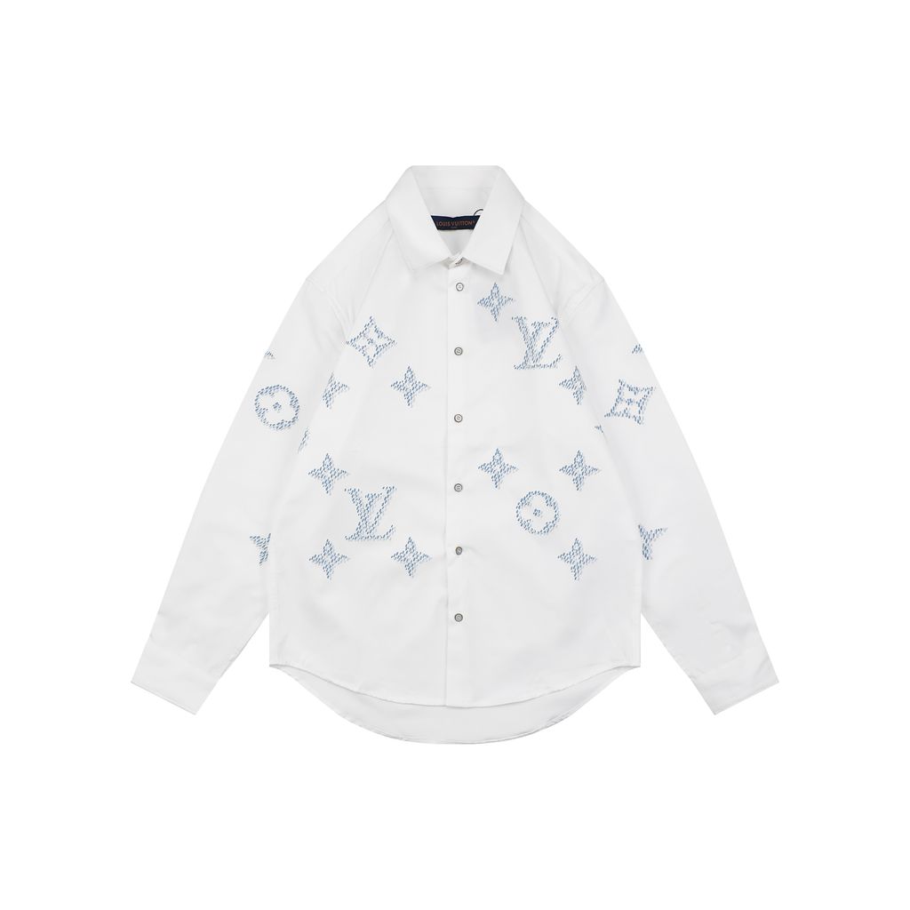 Louis Vuitton Pixel Monogram Long Sleeve Shirt
