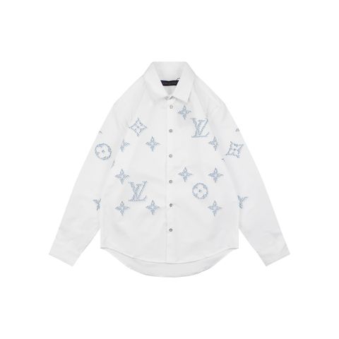 Louis Vuitton Pixel Monogram Long Sleeve Shirt