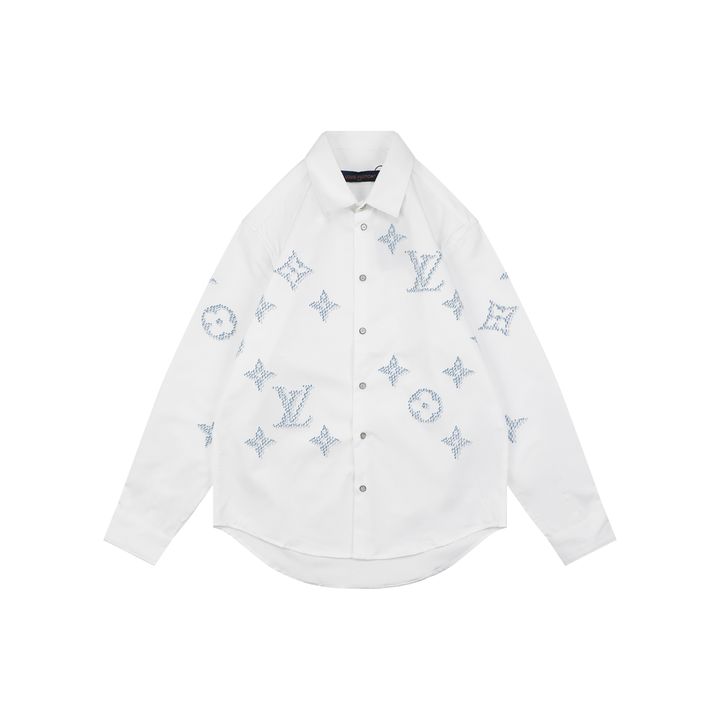 Louis Vuitton Pixel Monogram Long Sleeve Shirt