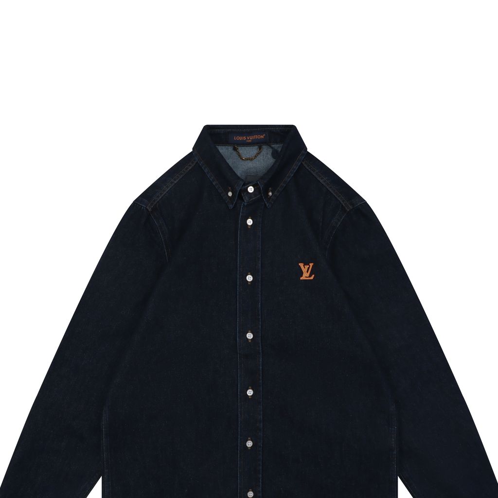 Louis Vuitton Denim Long Sleeve Shirt