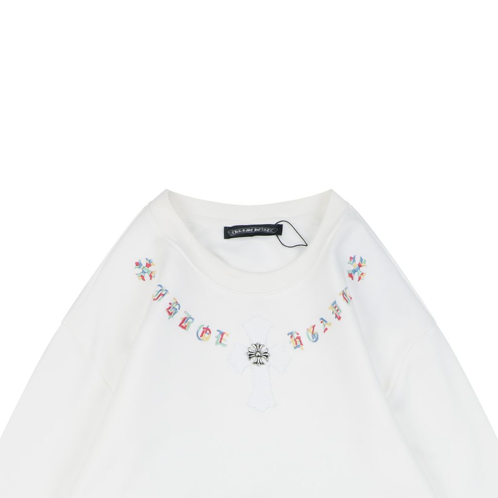 Chrome Hearts Multicolor Embroidery Heavyweight Sweatshirt