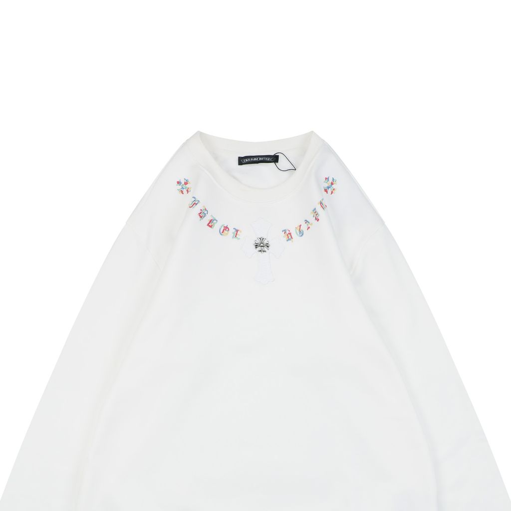 Chrome Hearts Multicolor Embroidery Heavyweight Sweatshirt