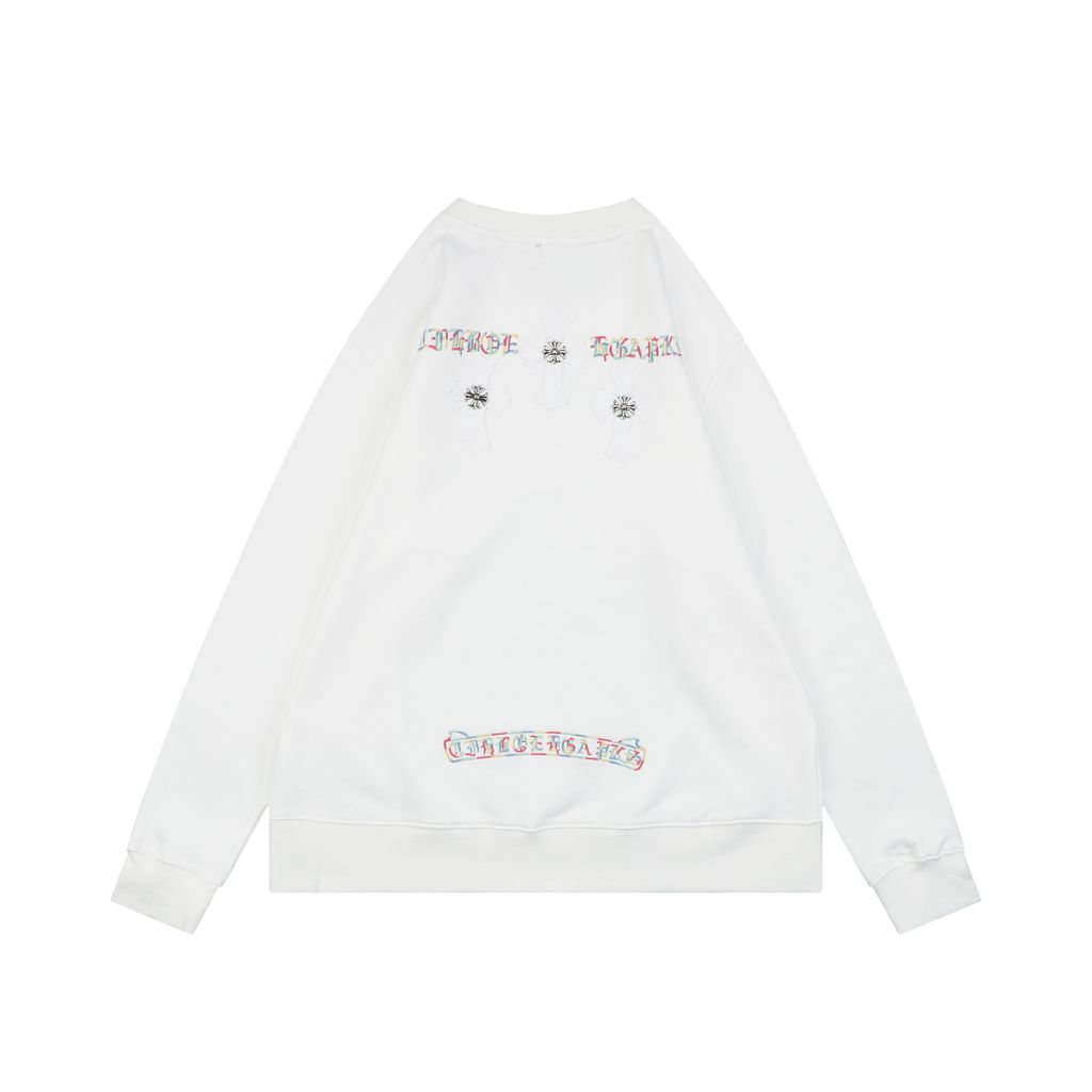 Chrome Hearts Multicolor Sanskrit Embroidered Crewneck Sweatshirt