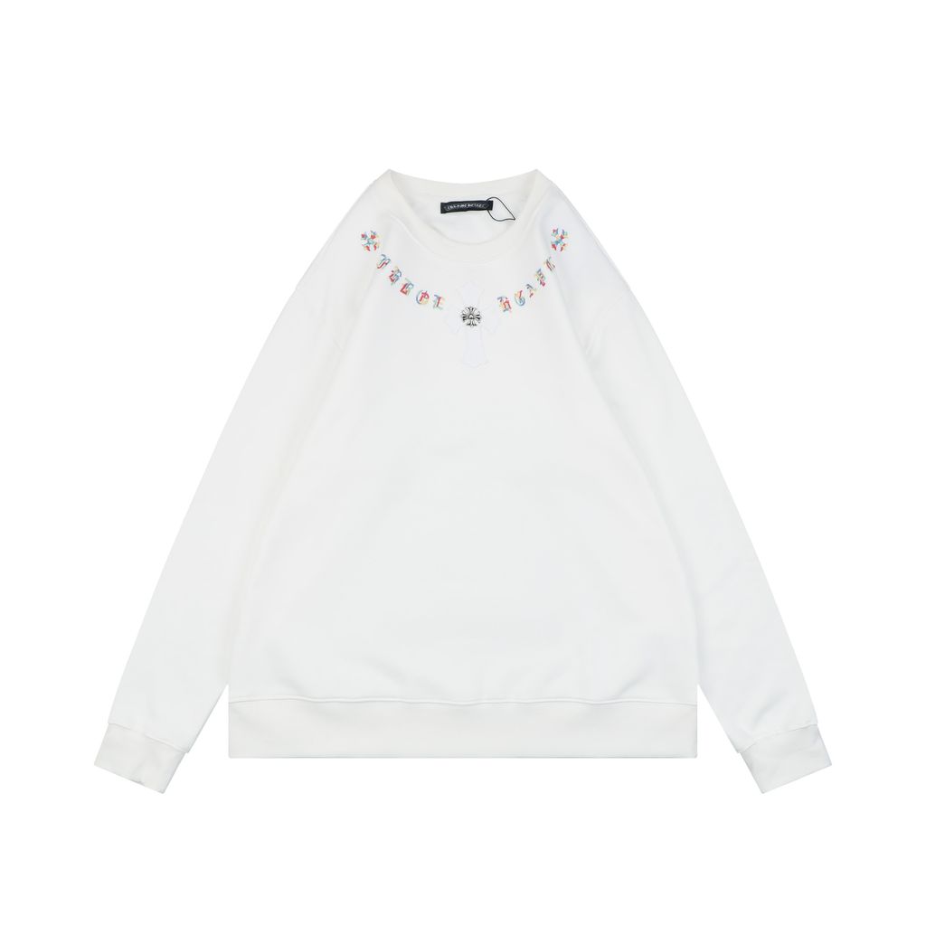 Chrome Hearts Multicolor Sanskrit Embroidered Crewneck Sweatshirt