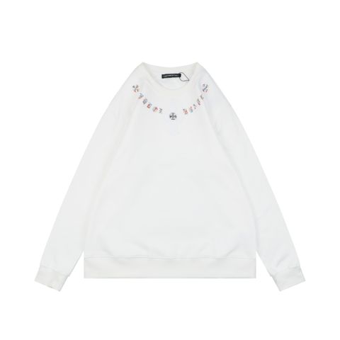 Chrome Hearts Multicolor Sanskrit Embroidered Crewneck Sweatshirt