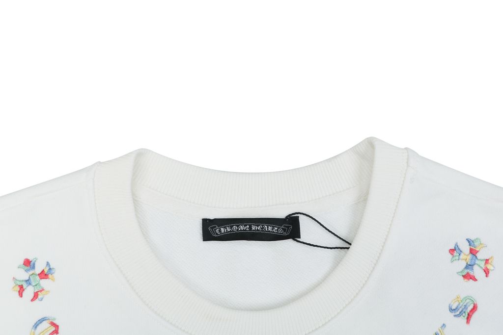 Chrome Hearts 400G Cotton Embroidered Crewneck Sweatshirt