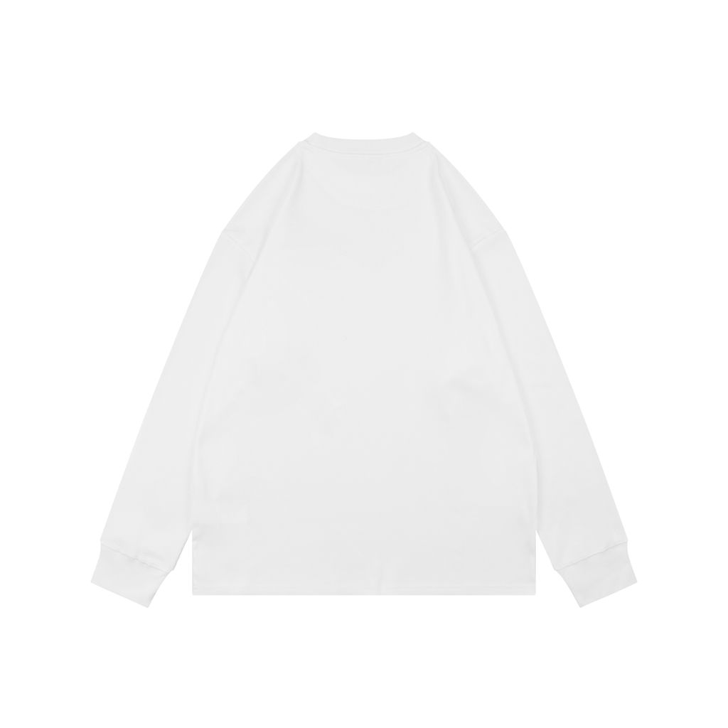Loewe Anagram Embroidered Ribbed Long Sleeve Top
