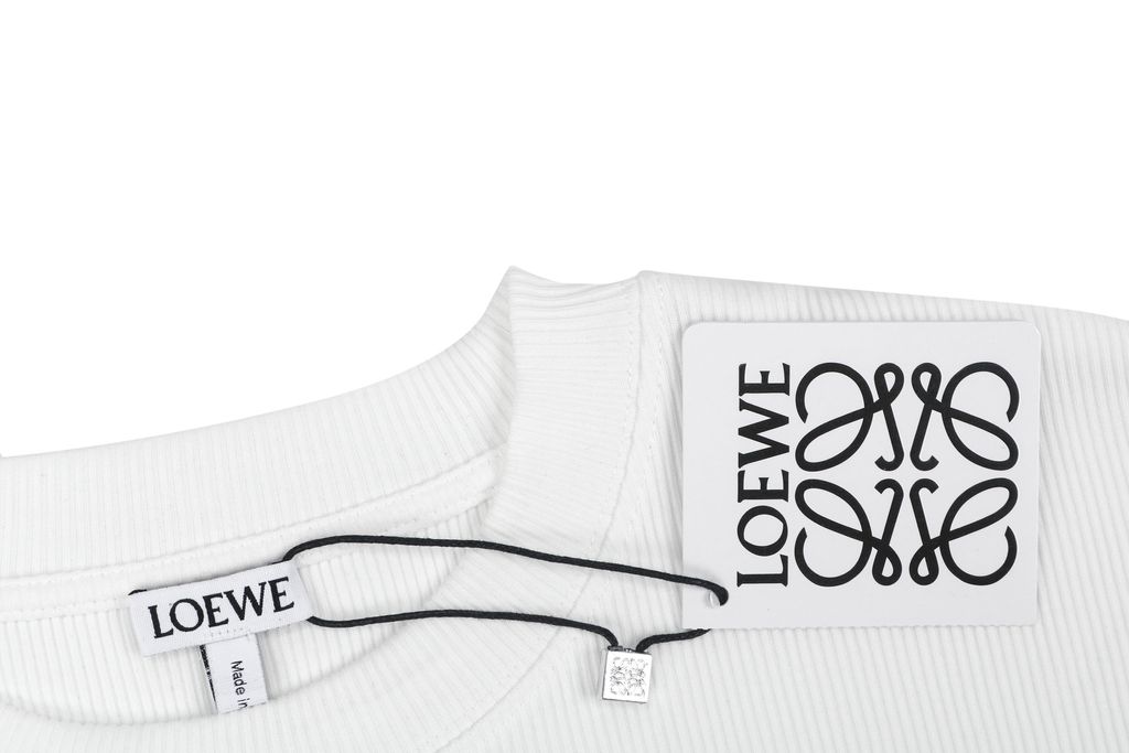 Loewe 350G Ribbed Anagram Long Sleeve Shirt