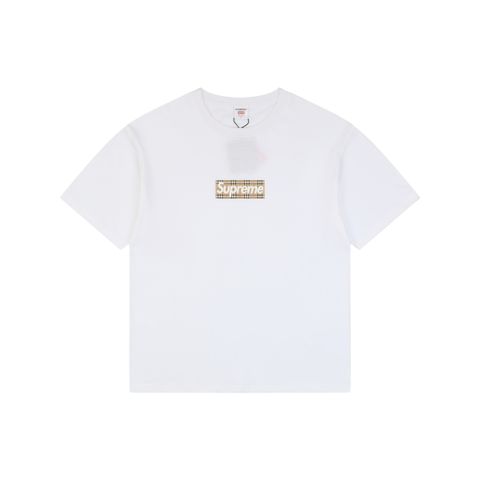 Supreme x Burberry Vintage Check Box Logo T-Shirt