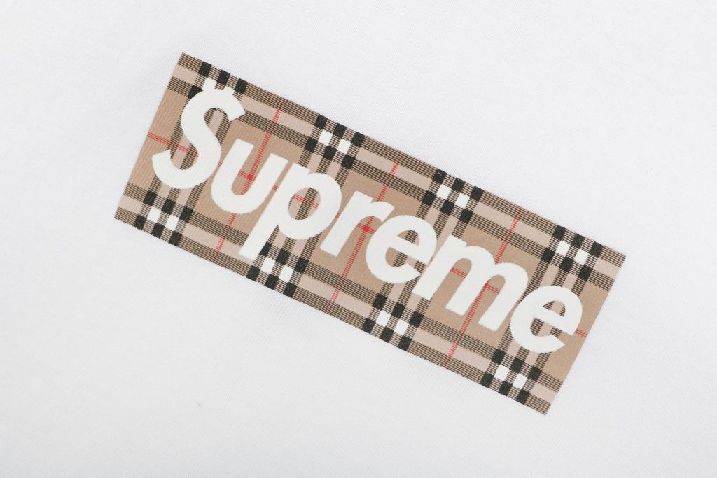 Supreme Vintage Check Box Logo Short Sleeve T-Shirt