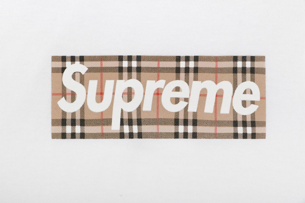 Supreme Vintage Check Box Logo Short Sleeve T-Shirt