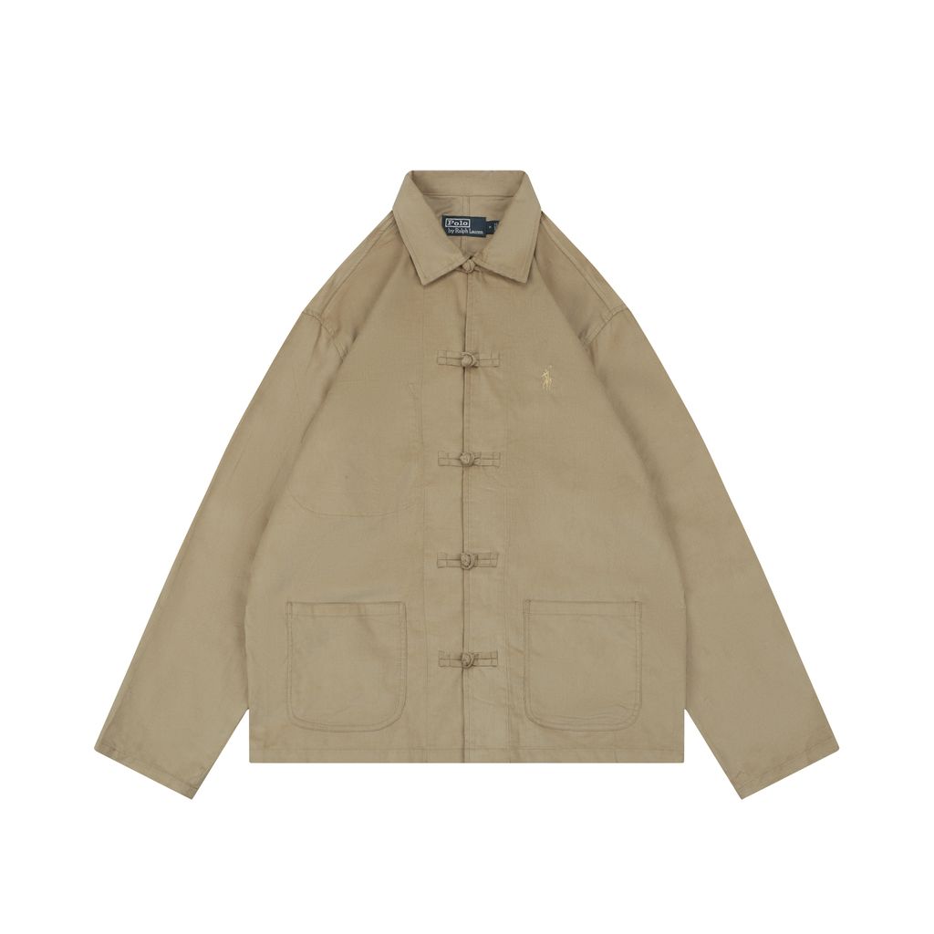Ralph Lauren Chinese Frog Closure Corduroy Jacket