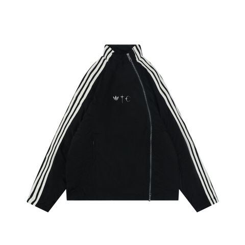 TC x Adidas Trefoil Star Moon Asymmetric Zip Jacket
