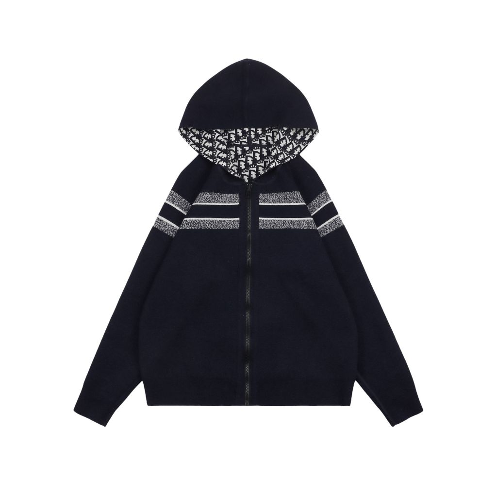Christian Dior 23FW Oblique Reversible Cashmere Wool Jacket