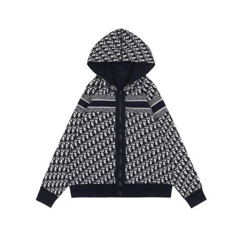 Christian Dior 23FW Oblique Reversible Cashmere Wool Jacket