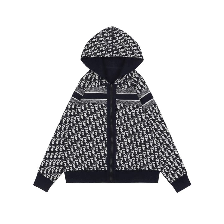 Christian Dior 23FW Oblique Reversible Cashmere Wool Jacket