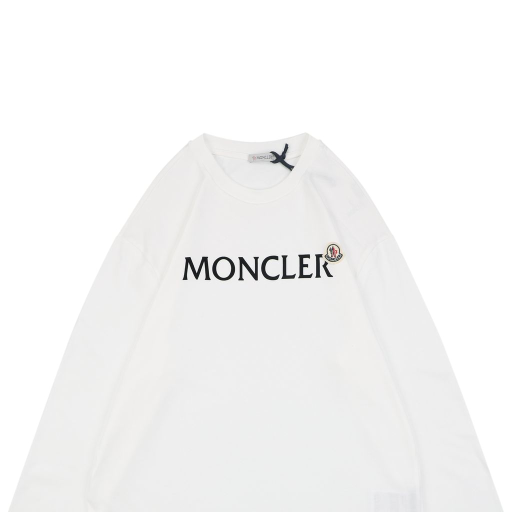 Moncler 32-Count Double-Yarn Heavyweight Long Sleeve Shirt