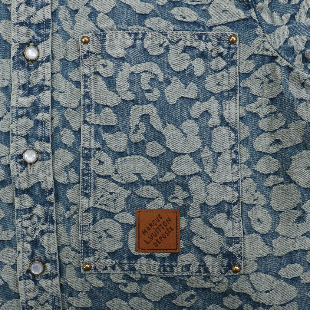 Louis Vuitton Monogram Pixel Leopard Oversized Jacket