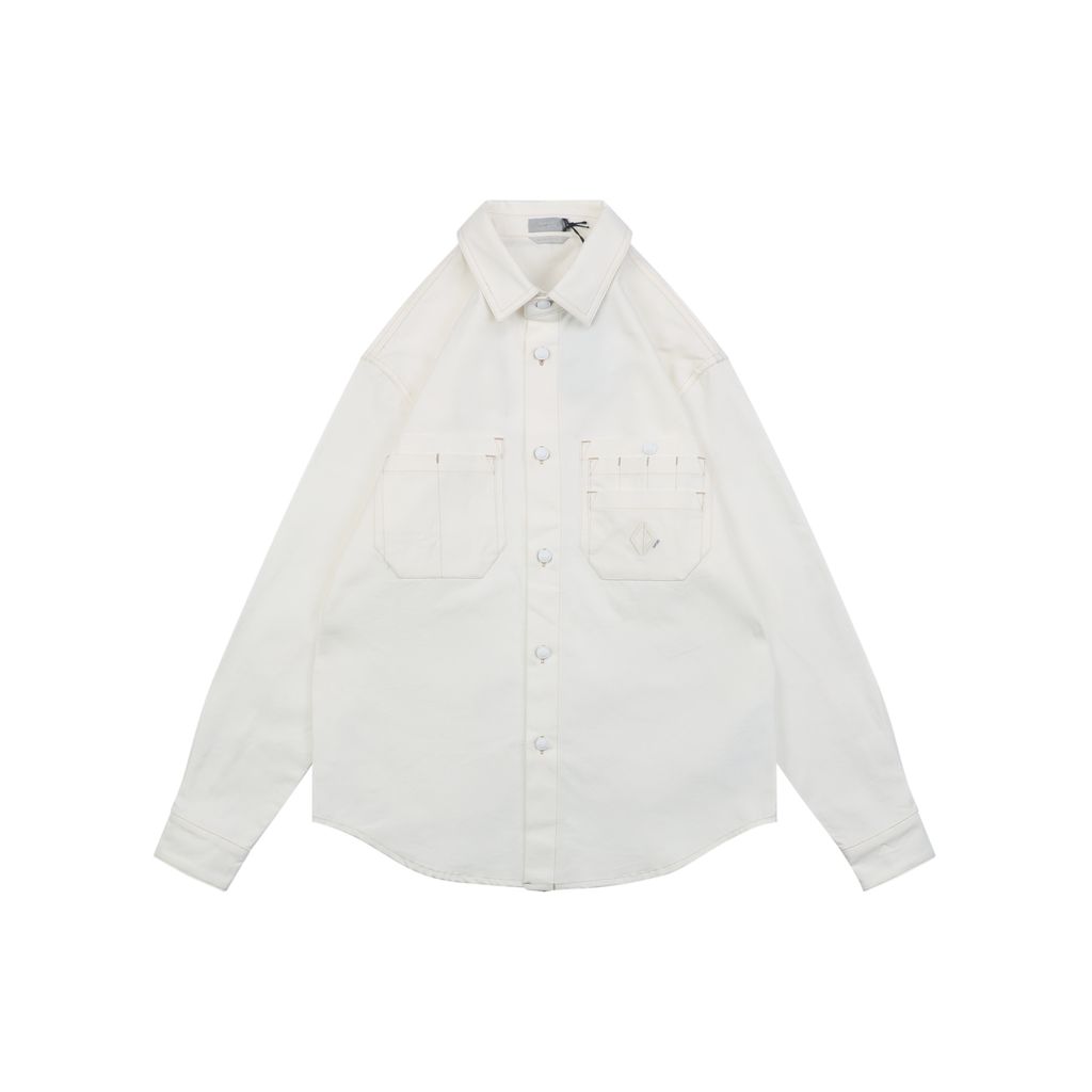 Christian Dior 25FW Embroidered Cotton Twill Shirt