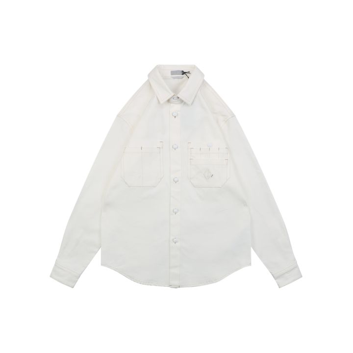 Christian Dior 25FW Embroidered Cotton Twill Shirt
