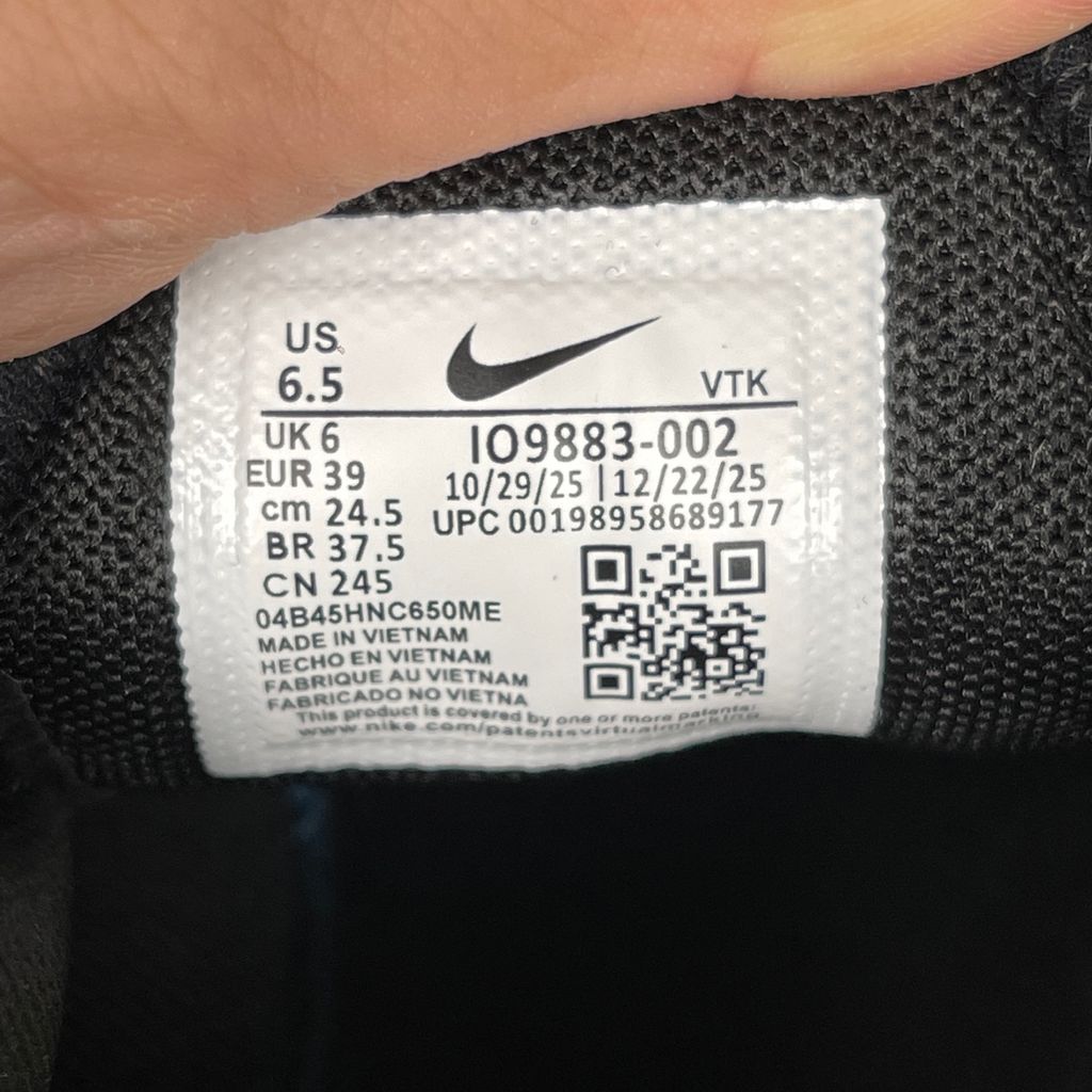 Nike Air Max 270 Premium Black Metallic Silver IO9883-002 sneaker with black mesh upper, white Swoosh, visible Max Air 270 heel unit and forefoot Zoom Air window.