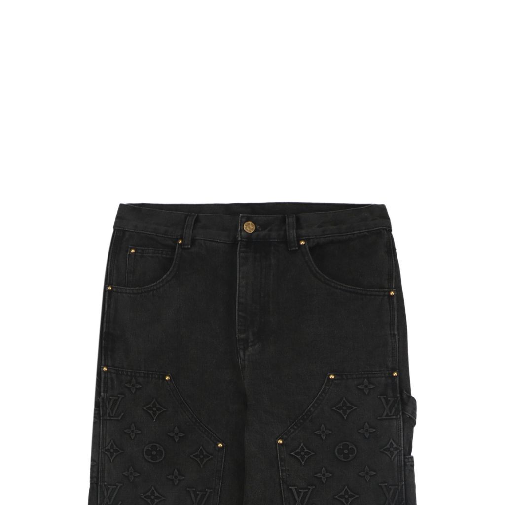 Louis Vuitton 480G Black Heavyweight Workwear Jeans