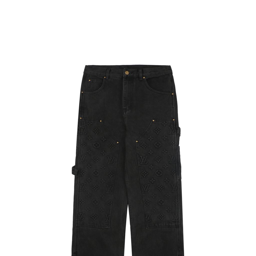Louis Vuitton 480G Black Heavyweight Workwear Jeans