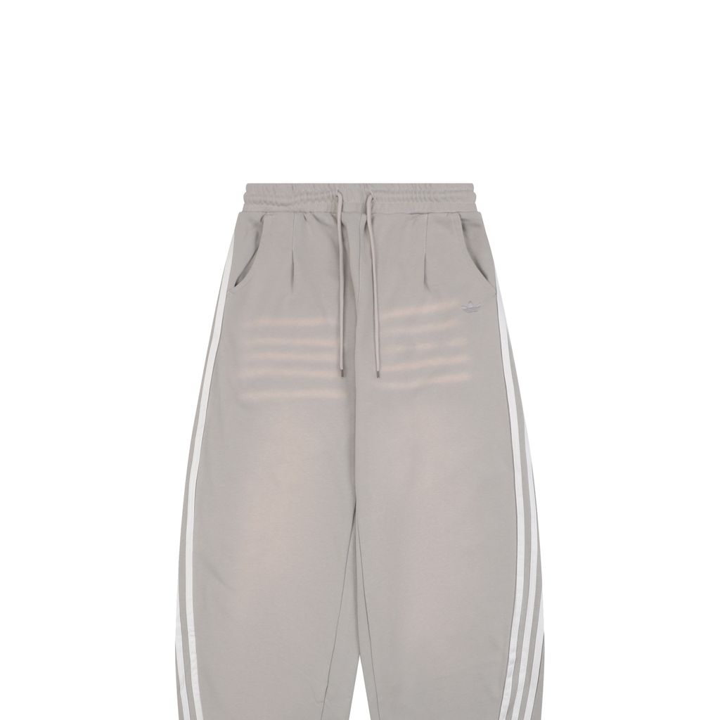 Adidas Chocolate Brown Loose Wide-Leg Pants