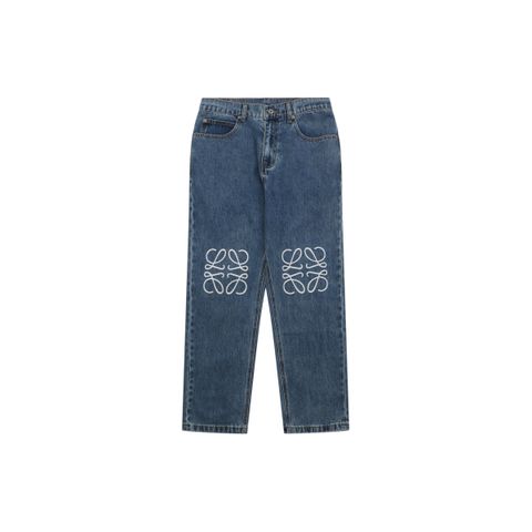 Loewe 24FW Anagram Cut-Out Baggy Jeans