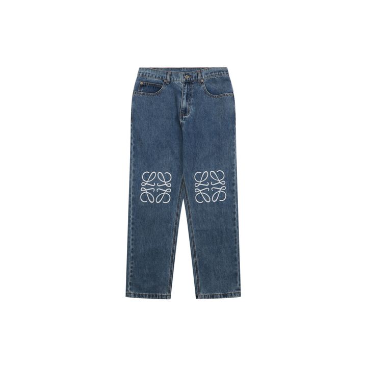 Loewe 24FW Anagram Cut-Out Baggy Jeans