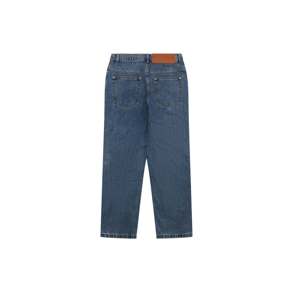 Loewe 24FW Anagram Cut-Out Baggy Jeans