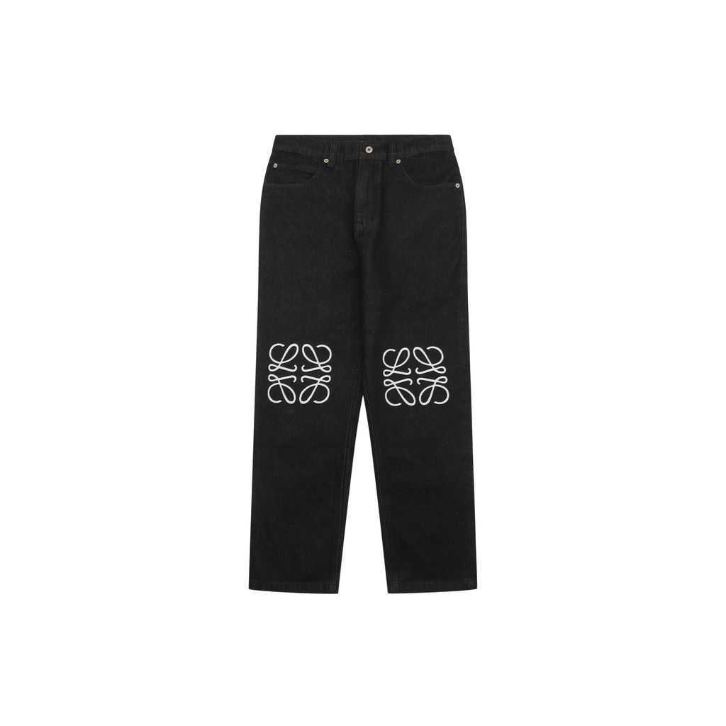 Loewe 24FW Anagram Cut-Out Baggy Jeans