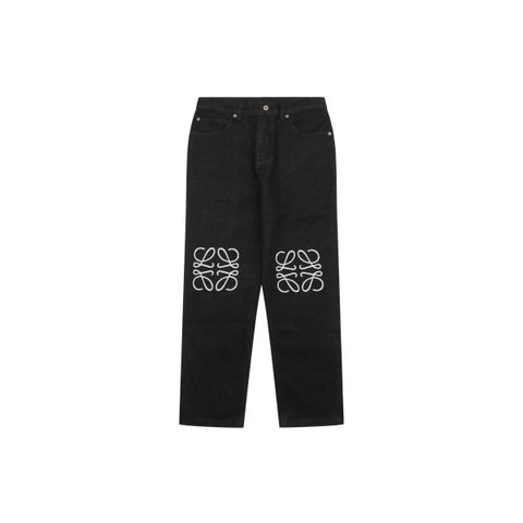 Loewe 24FW Anagram Cut-Out Baggy Jeans
