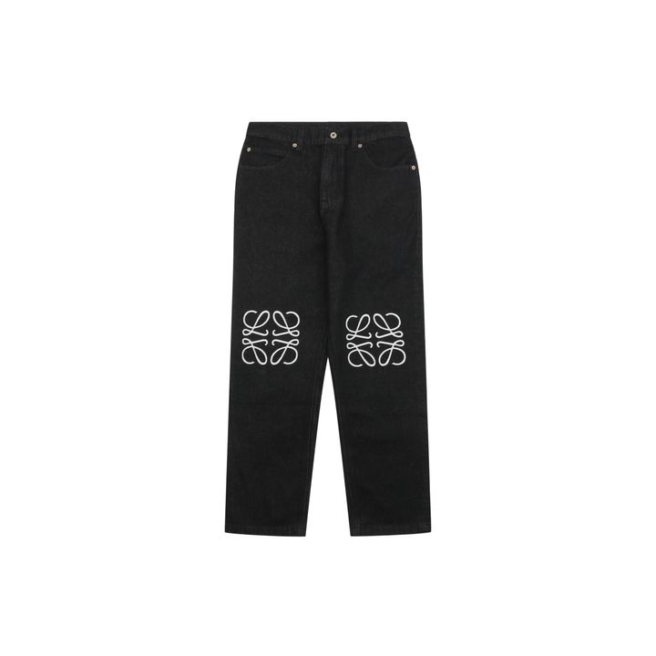 Loewe 24FW Anagram Cut-Out Baggy Jeans