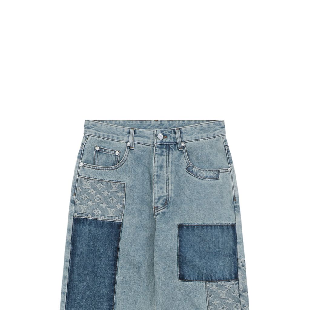 Louis Vuitton Vintage Wash Monogram Denim Jeans