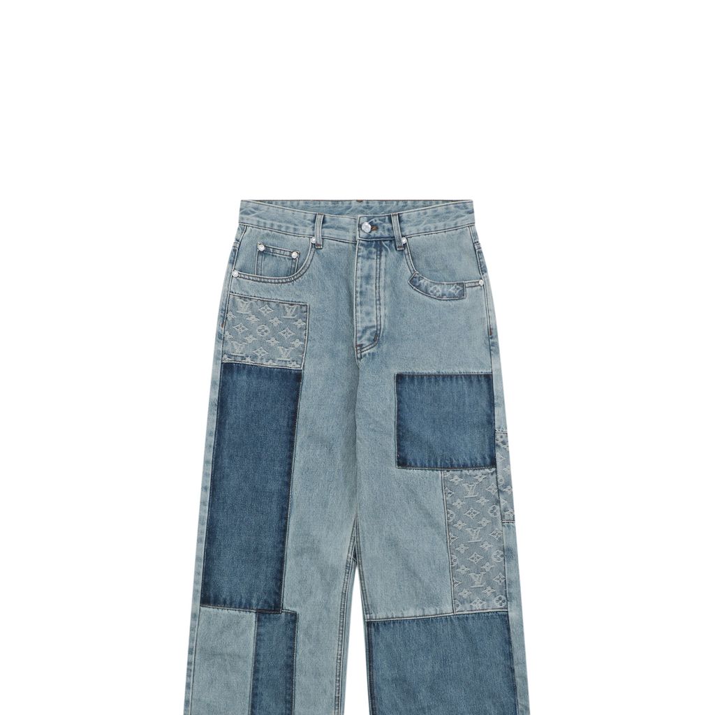 Louis Vuitton Vintage Wash Monogram Denim Jeans