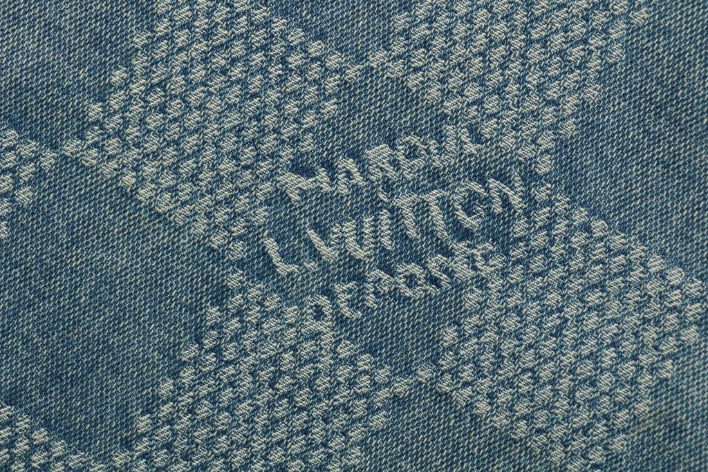 Louis Vuitton 3D Checkerboard Vintage Wash Jeans