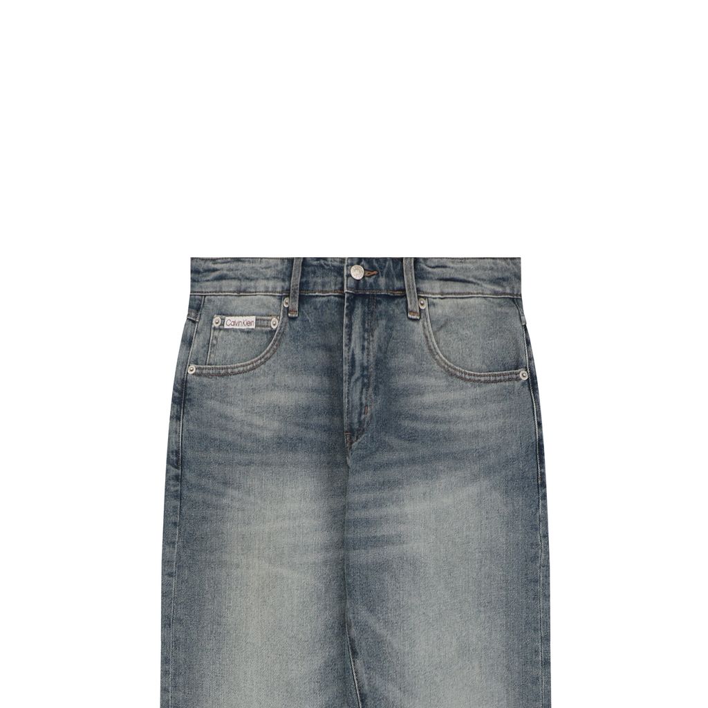 Calvin Klein Vintage Washed Slim Straight Denim Pants