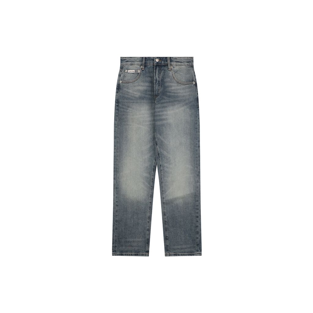 Calvin Klein YJ1475 Light Grey Blue Straight Jeans