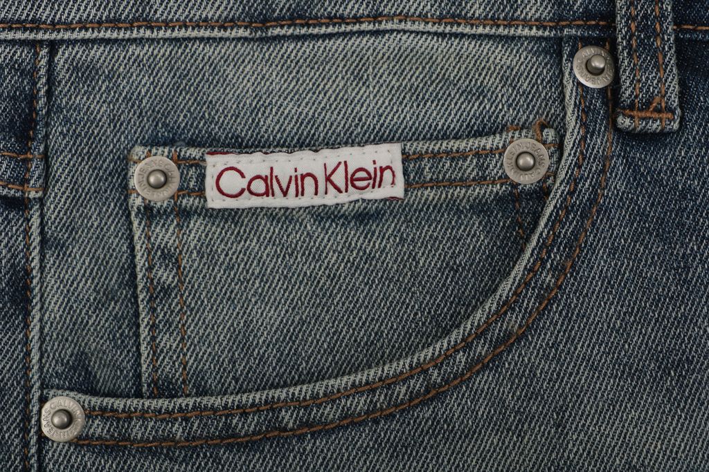 Calvin Klein Light Grey Blue Everyday Straight Jeans