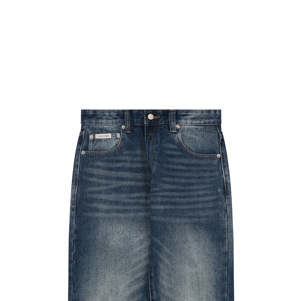 Calvin Klein Vintage Washed Slim Straight Denim Pants