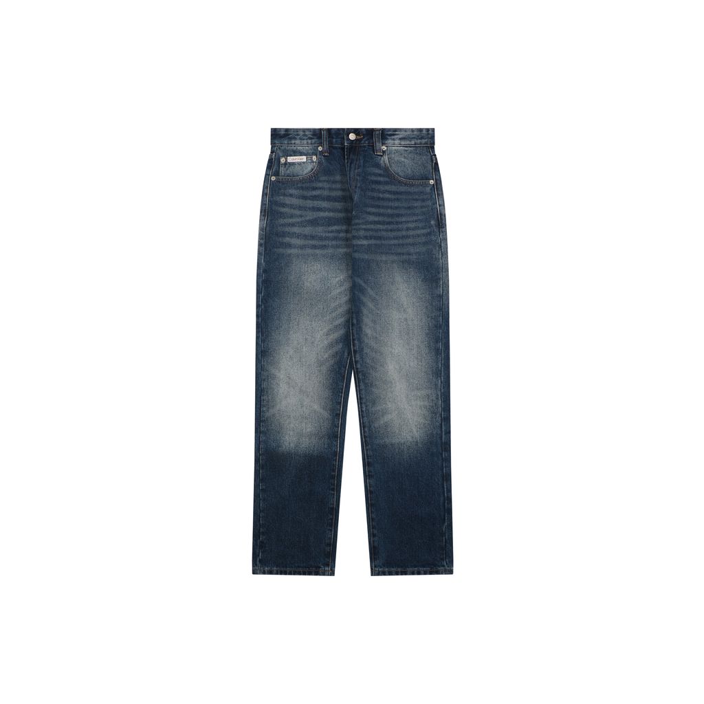 Calvin Klein YJ1476 Washed Blue Straight Jeans