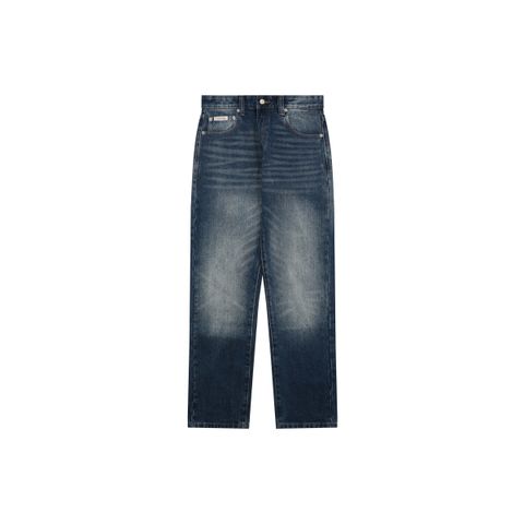 Calvin Klein YJ1476 Washed Blue Straight Jeans