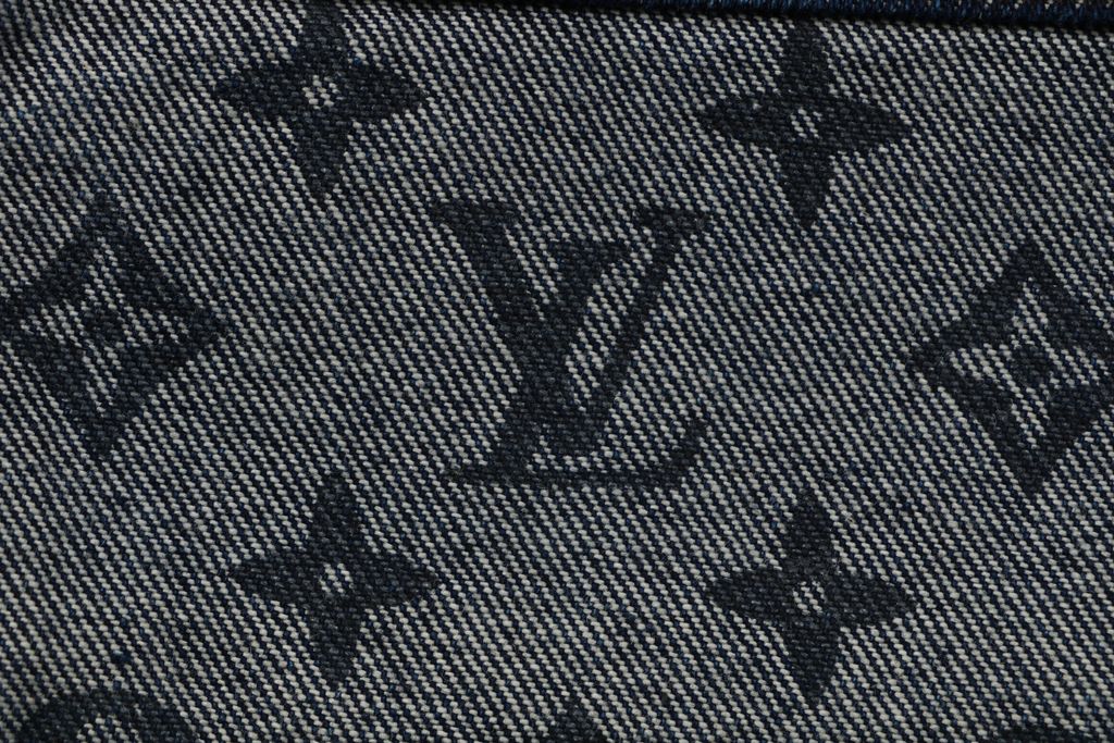 Louis Vuitton Grey Monogram Cotton Denim Jeans