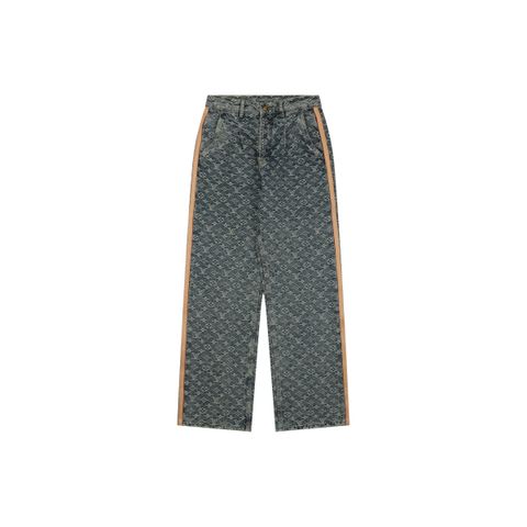 Louis Vuitton Monogram Side Leather Strap Skate Jeans