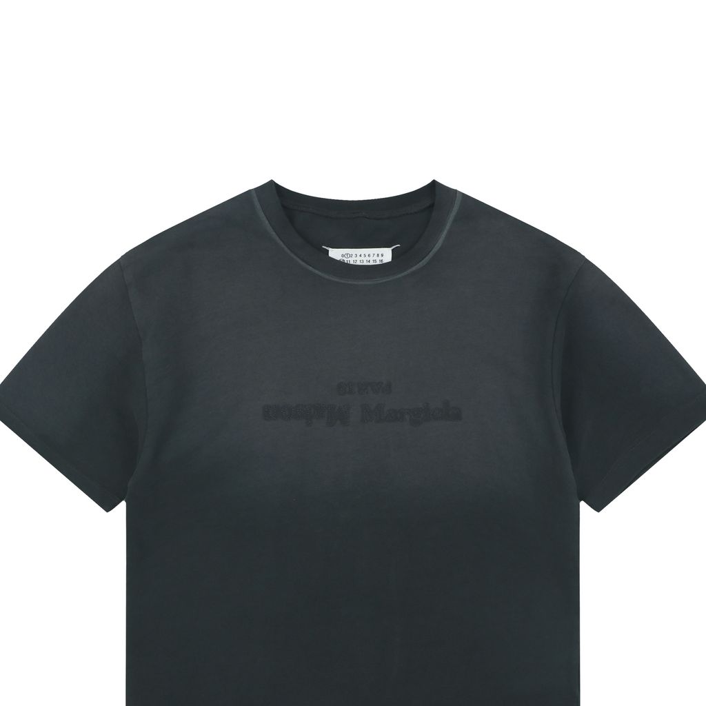 Maison Margiela Charcoal Vintage Washed Oversized Tee