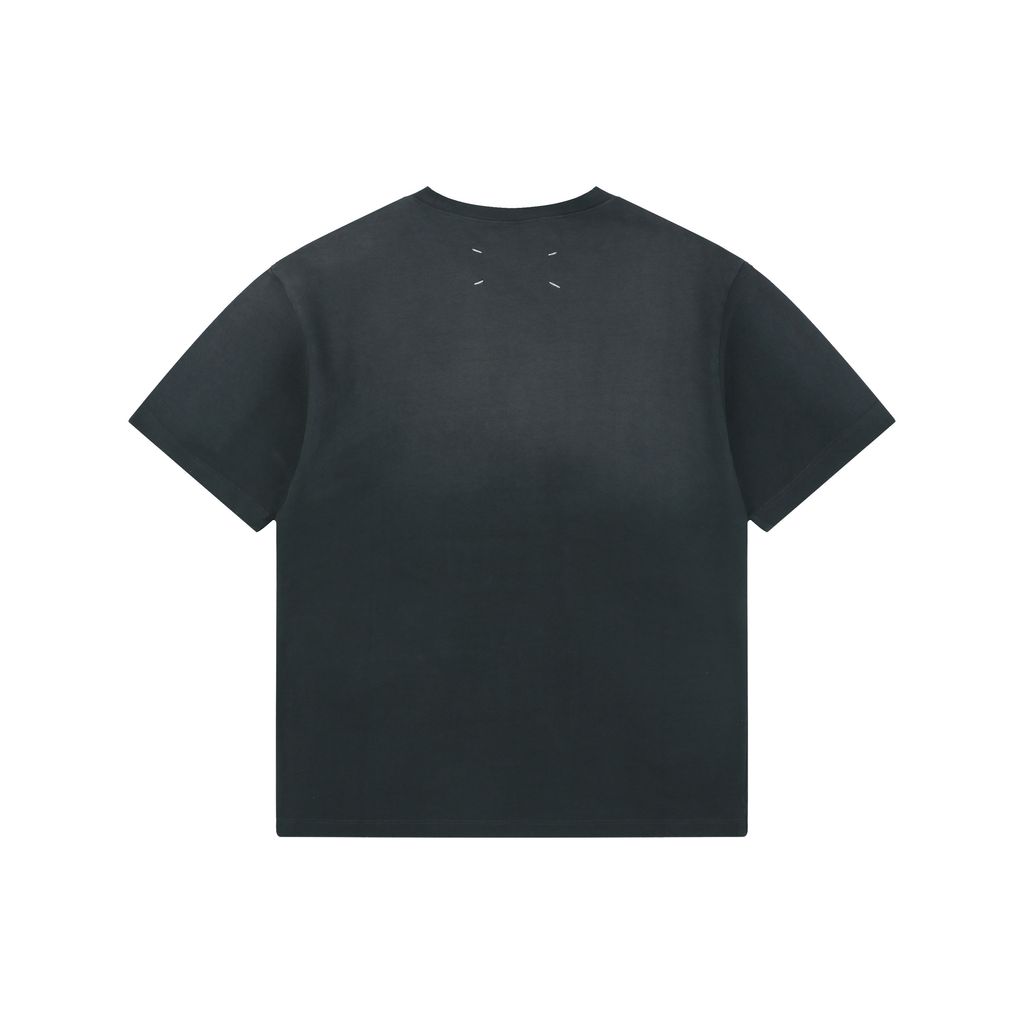 Maison Margiela Washed Reverse Logo Embroidered T-Shirt