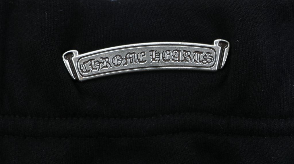 Chrome Hearts Sanskrit Embroidery 925 Silver Zip Sweatpants