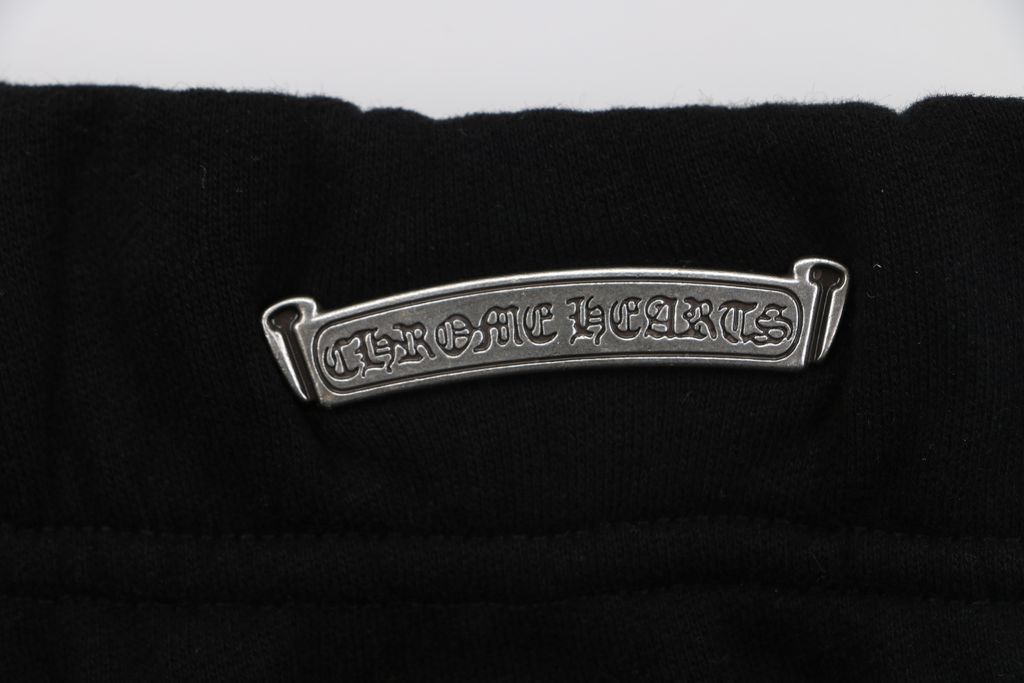 Chrome Hearts Sanskrit Embroidery 925 Silver Zip Sweatpants