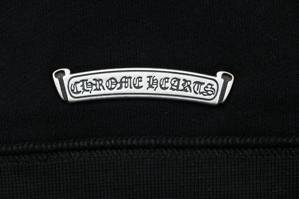 Chrome Hearts Sanskrit Sleeve 925 Silver Zip Sweatshirt